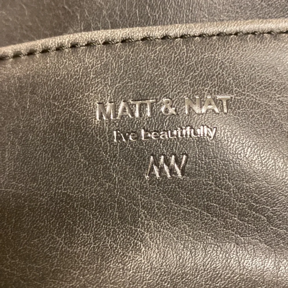 Matt & Nat Laptop Bag Grey Vegan Purse Large
